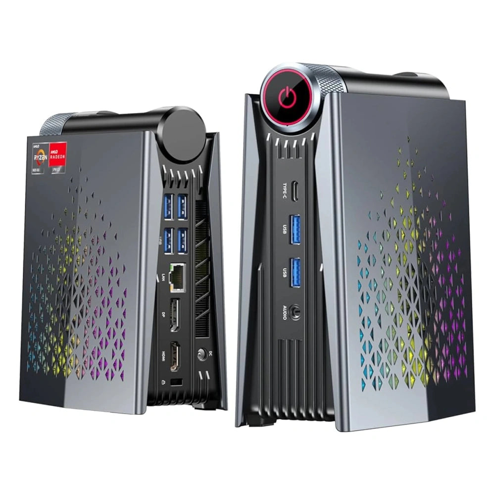 ACEMAGIC MINI PC RYZEN 7 H 255(16GB+512GB) WIN11 PRO RGB BLACK
