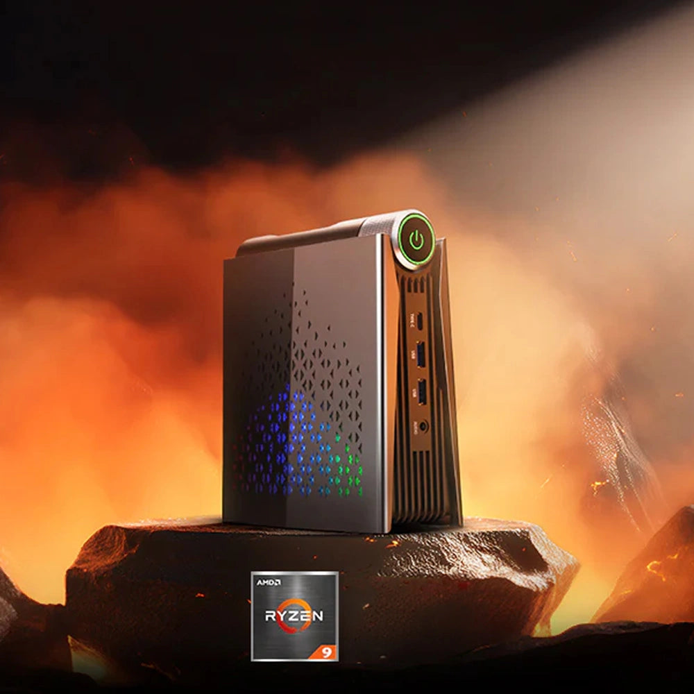 ACEMAGIC MINI PC RYZEN 7 H 255(16GB+512GB) WIN11 PRO RGB BLACK