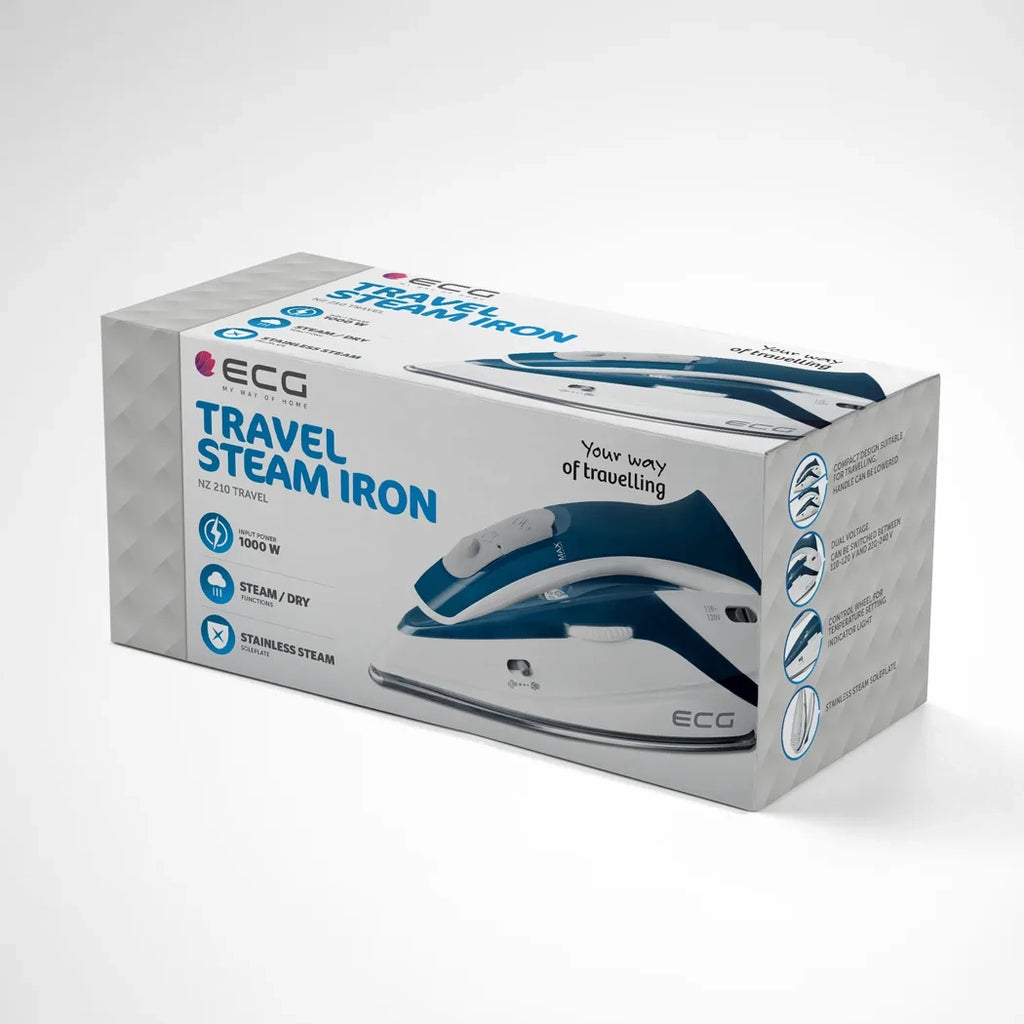 Σίδερο Ατμού Ταξιδίου 1100W NZ210 ECG