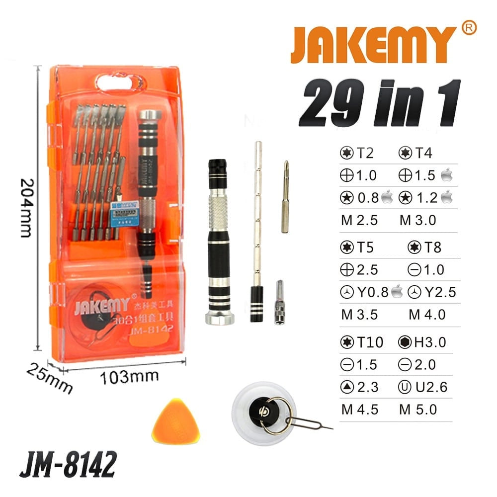 Κατσαβίδι με σετ Μυτών Jakemy JM-8142