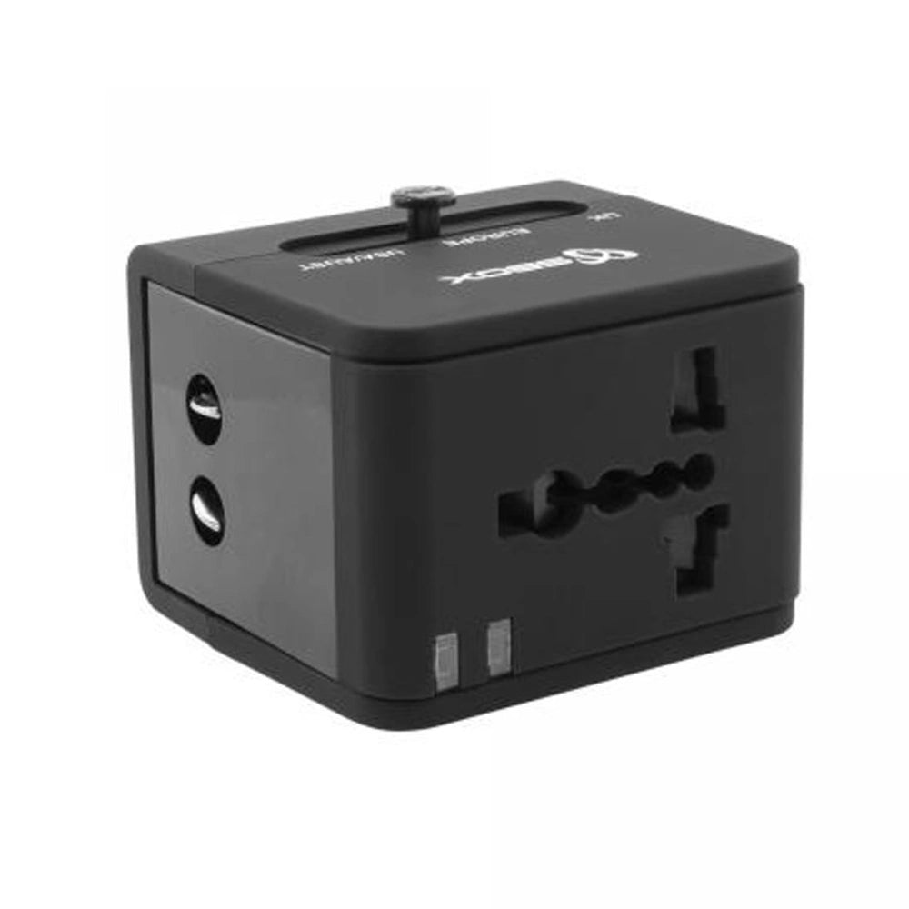 SBOX UNIVERSAL TRAVEL ADAPTER & USB CHARGER