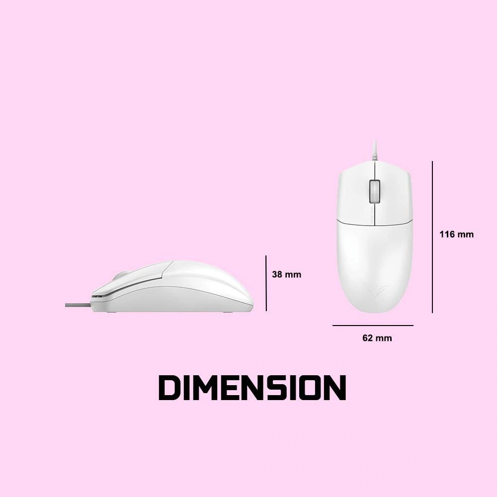 ALCATROZ USB HR OPTICAL MOUSE 1600CPI ASIC ONE MINT