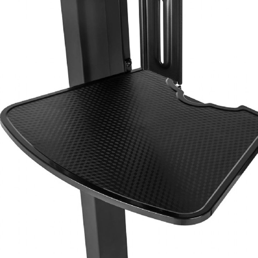 GEMBIRD MOTORIZED HEIGHT ADJUSTABLE TV FLOOR STAND WITH CASTER WHEELS AND REMOTE CONTROL 55'-100'