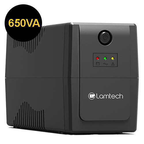 Lamtech K650VA AVR UPS Line-Interactive 650W με 2 Schuko Πρίζες