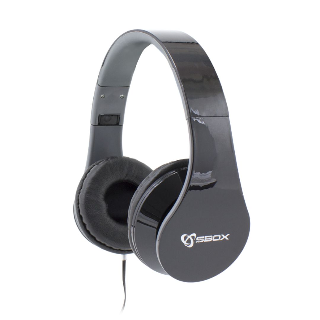 Sbox HS-501 Blackberry Black On Ear Multimedia Ακουστικά με Μικροφωνο και Σύνδεση 3.5mm Jack Μαύρα