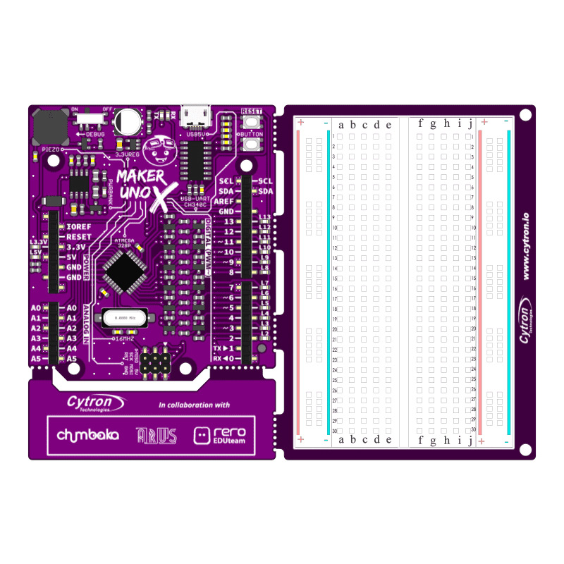 Maker Arduino UNO X: Simplifying Arduino for Classrooms