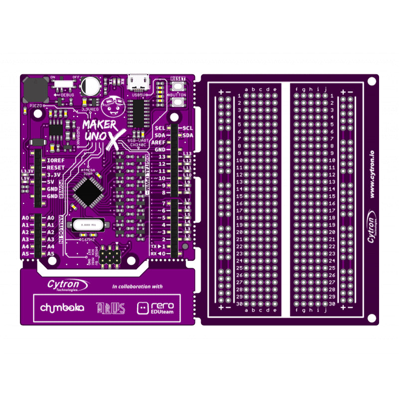 Maker Arduino UNO X: Simplifying Arduino for Classrooms