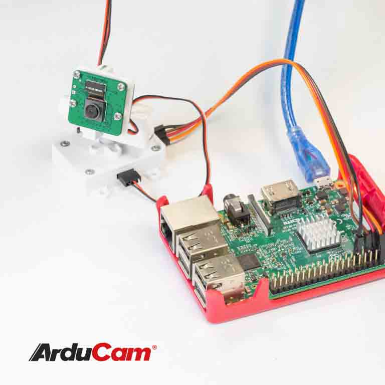 Arducam Upgraded Camera Pan Tilt Platform for Raspberry Pi, Nvidia Jetson Nano/Xavier NX