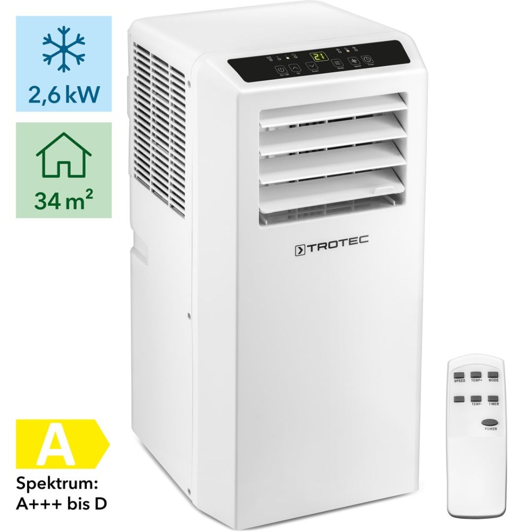 TROTEC BTU – PAC 2610 S Φορητό Κλιματιστικό Germany 9000 Ψύξης