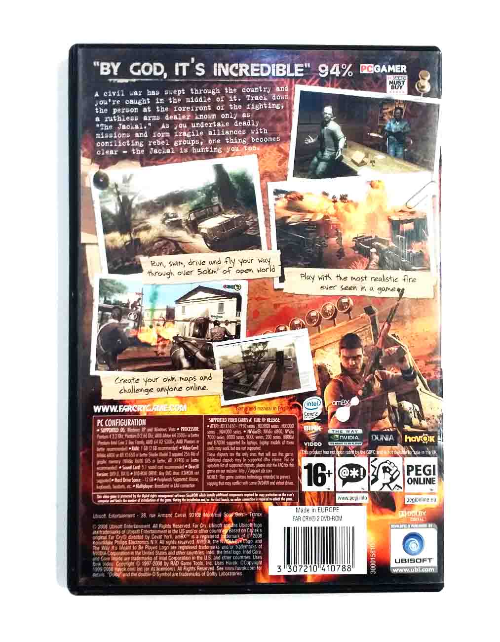 Far Cry 2: Standard Edition, PC Game 2nd Hand