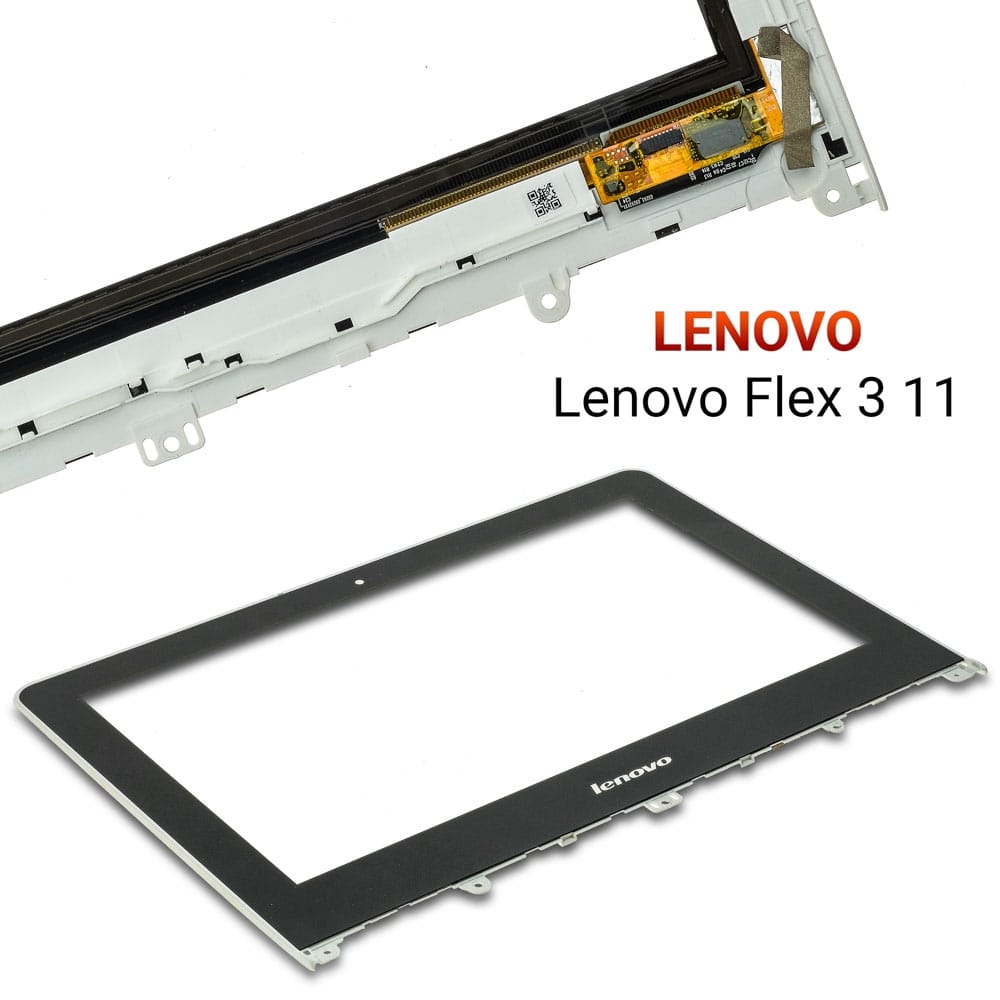 Lenovo Flex 3 11 11.6" Touch Glass Digitizer (white) Grade A-