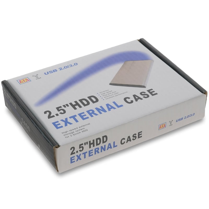 External Case HDD 2.5'' SATA Blue