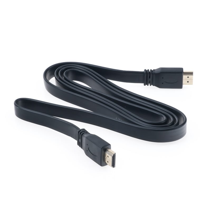 HDMI Καλώδιο Πλακέ Μαύρο 1,5m