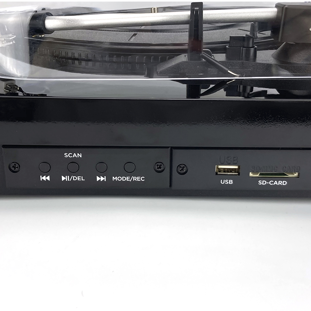 Aiwa All In One Stereo Turntable Black Refurbished