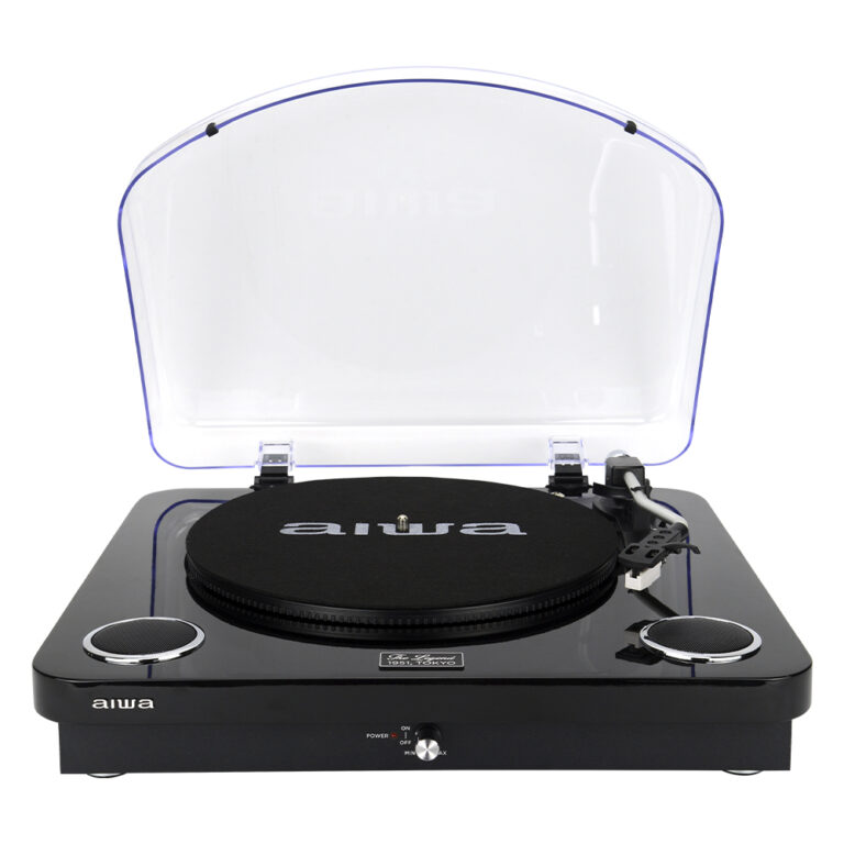 Aiwa All In One Stereo Turntable Black Refurbished