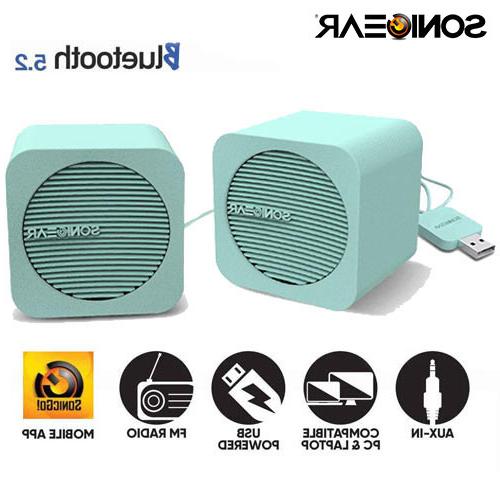 Sonic Gear Bluetooth 5,2 Speakers 2,0 Blue Cube Mint Refurbished