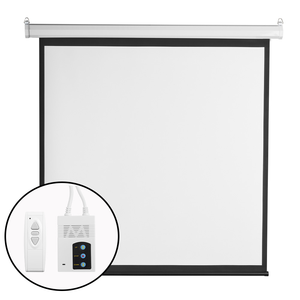 Sbox Projector Screen 112' 200X200Cm Automatic